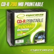 Esperanza Slim Jewel Case CD-R 700MB 10 - cena, porovnanie