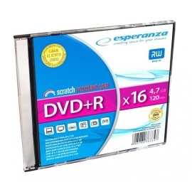 Esperanza Slim Jewel Case DVD+R 4,7GB 1
