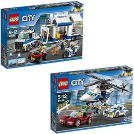 Lego City 60138 Naháňačka vo vysokej rýchlosti + LEGO City 60139 Mobilné veliteľské centrum