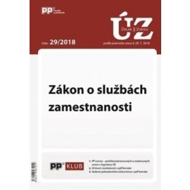 UZZ 29/2018 Zákon o službách zamestnanosti