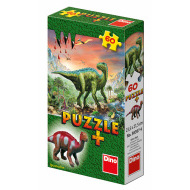 Dino Puzzle s figurkou dinosaura 60 - cena, porovnanie