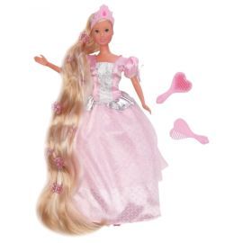 Simba Bábika Steffi Rapunzel - svetloružové šaty