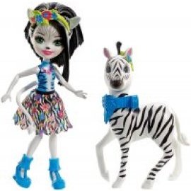 Mattel Enchantimals Bábika Zelena a zebra