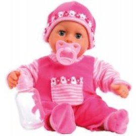 Bayer Design First Words Baby bábika ružová, 38cm