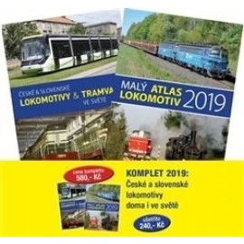 Komplet 2019: České a slovenské lokomotivy doma i ve světě (2x kniha)