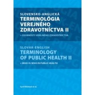 Slovensko-anglická terminológia verejného zdravotníctva II + osobnosti verejného zdravotníctva - cena, porovnanie