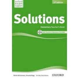 Solutions Elementary Teacher's Book 2nd Edition + CD-ROM