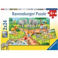 Ravensburger Deň v zoo - 2x24 - cena, porovnanie