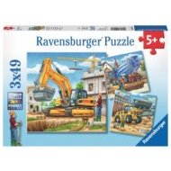 Ravensburger Stavební stroje 3x49 - cena, porovnanie