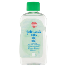 Johnson & Johnson Baby Care olej s aloe vera 200ml