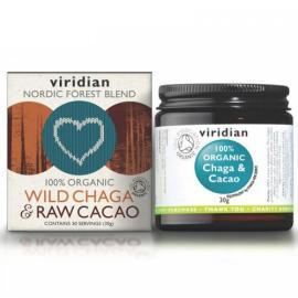 Viridian Wild Chaga & Raw Cacao 30g