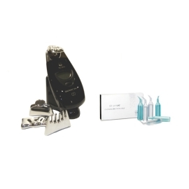 Nuskin Galvanická žehlička na vrásky ageLOC EDITION Galvanic SPA II černá + gely na pleť 8x4ml