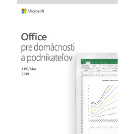 Microsoft Office 2019 Home and Business SK Medialess