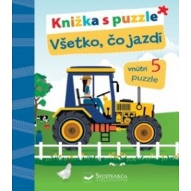 Knižka s puzzle Všetko, čo jazdí