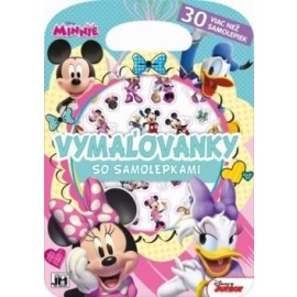 Vymaľovanky so samolepkami Minnie