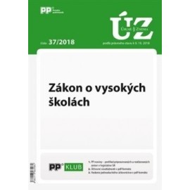 UZZ 37/2018 Zákon o vysokých školách