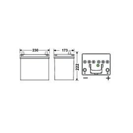 Exide Excell EB604 60Ah