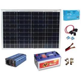 SOLAR Solárny ostrovný systém 40Wp 12V/220V 60Ah