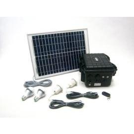 SOLAR Solárny monokryštalický systém SO202 20W 12V s USB výstupom a LED