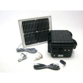 SOLAR Solárny monokryštalický systém SO200 10W 12V s USB výstupom a LED