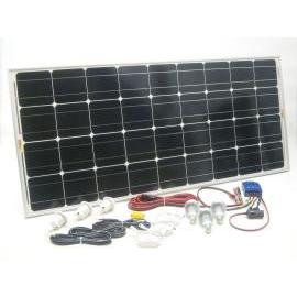 SOLAR Solárny monokryštalický systém SO122 100W 12V s USB výstupom a LED