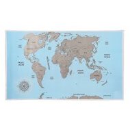 Out Of The Blue Zoškrabávacia mapa sveta - cena, porovnanie