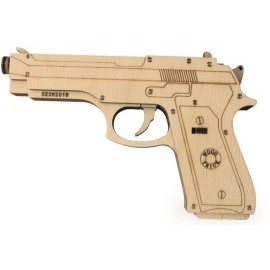 Wooden City Drevený model Kit Pištoľ
