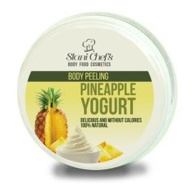 Hristina Prírodný telový peeling jogurt s ananásom na báze morské soli 250ml