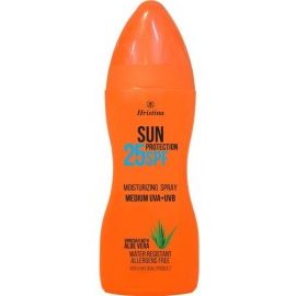 Hristina Prírodné hydratačné opaľovacie mlieko aloe vera 25 spf 200ml