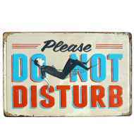 Plechová tabuľa retro Please do not disturb 30 x 20 cm - cena, porovnanie