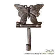 Vešiak liatinový Retro Motýľ - cena, porovnanie