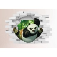 Veselá Stena Samolepka 3D Kung-Fu Panda - cena, porovnanie