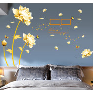 Veselá Stena Samolepka Vanilkové kvety s rámčekmi - cena, porovnanie