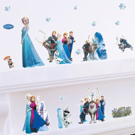 Veselá Stena Samolepka Ľadové kráľovstvo Frozen - cena, porovnanie