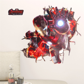 Veselá Stena Samolepka Iron Man Avengers