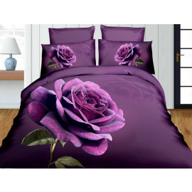 Cotton World Ruža fialová bavlna Fialová 140x200, 70x80