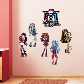Faro Monster High samolepky na stenu