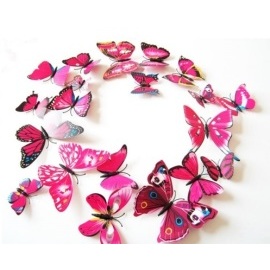 Faro Motýle Ružové samolepky na stenu