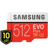 Samsung Micro SDXC Evo+ 512GB - cena, porovnanie