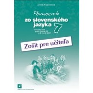 Pomocník zo slovenského jazyka 7 (zošit pre učiteľa) - cena, porovnanie
