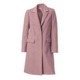 Rick Cardona Dizajnový vlnený kabát ružový