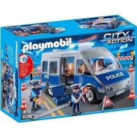 Playmobil 9236 Policajný anton so zátarasami