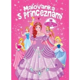 Maľovanka s princeznami so samolepkami