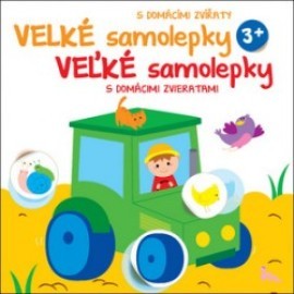 Veľké samolepky s domácimi zvieratami - Traktor