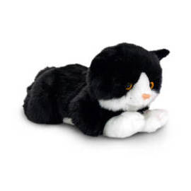 Keel Toys Plyšová čierno biela mačka 30cm