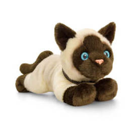 Keel Toys Plyšová mačka siamská 30cm