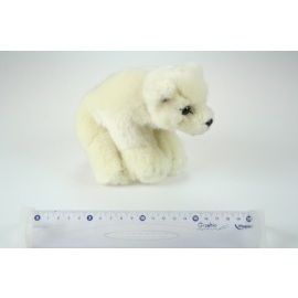 Unitoys Plyšový biely ľadový Medveď 21cm
