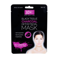Xpel Body Care Black Tissue Charcoal Detox Facial Mask 28ml - cena, porovnanie