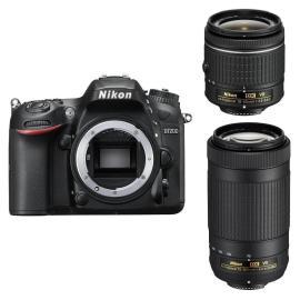 Nikon D7200 + 18-55 AF-P VR + 70-300 VR