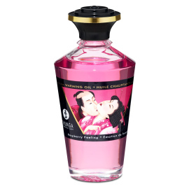 Shunga Aphrodisiac Warming Oil Raspberry Feeling 100ml